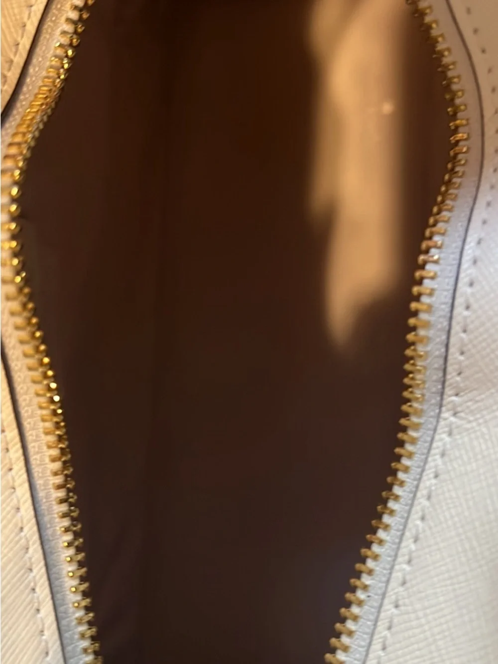 kate spade New York Madison Cream Saffiano Leather Satchel